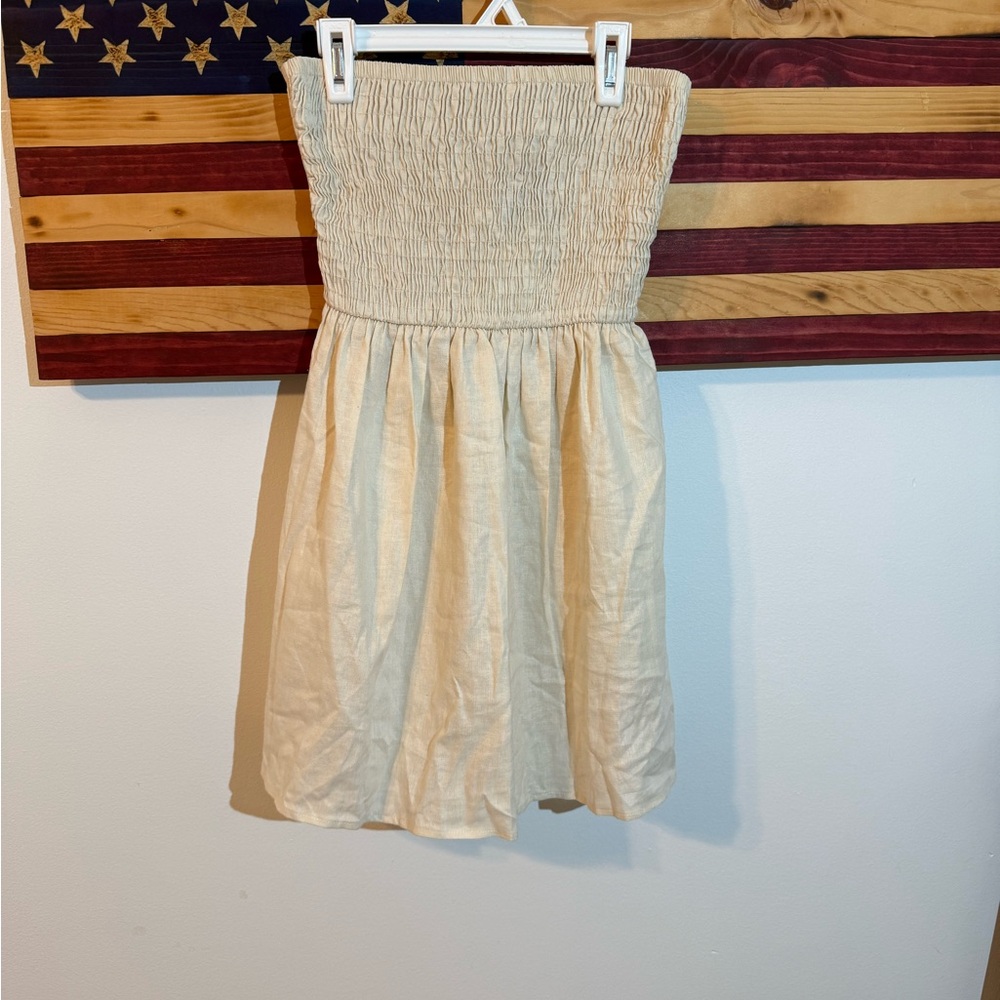 Urban Outfitters Renewal Cream Midi Dress Size M